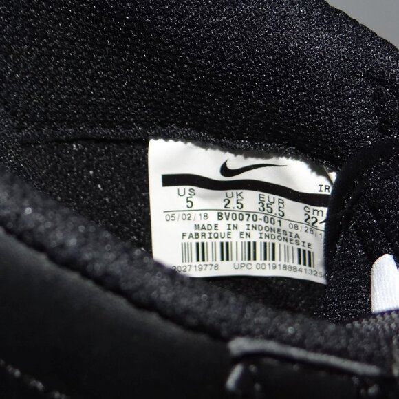 NIKE x Comme Des Garcons CDG platform Cortez sneakers Black EU 35.5 US 5 NIB - Picture 8 of 9